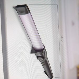 Elegant Remington C E R A M I C Technology Oval Wand. Black Hair Styling Wand